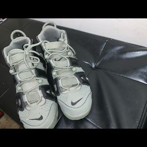 NIKE AIR OLIVE GREEN UPTEMPOS